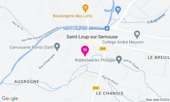 Localisation Dr Coralie Martin