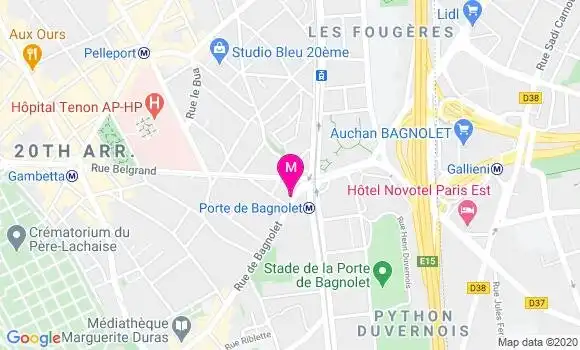 Localisation Dr Eric Cattan