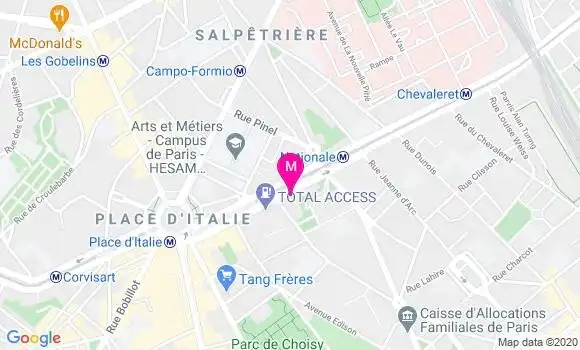 Localisation Dr Valerie Castagna