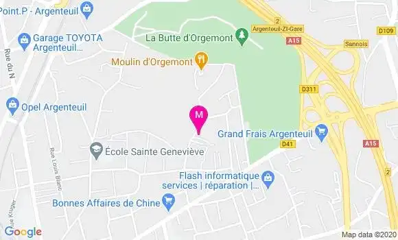 Localisation Dr Celine Chauvin