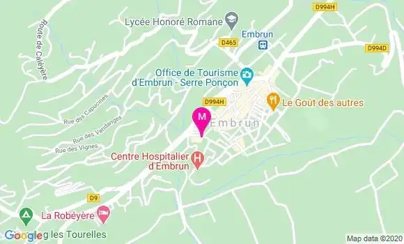 Localisation Dr Jean Baptiste Reny