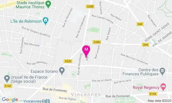 Localisation Dr Regine Cotten De Saint Yvi
