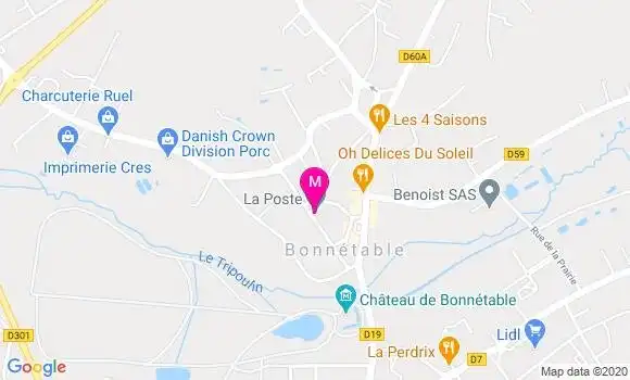 Localisation Dr Jean Yves Caro