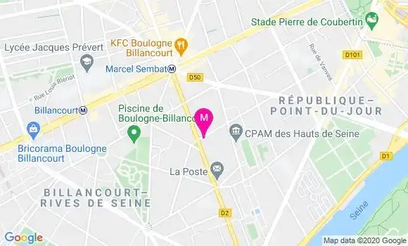 Localisation Dr Florence Rubin