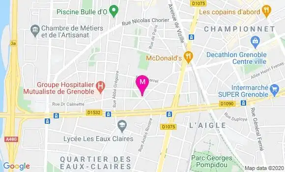 Localisation Dr Arnaud Bodin