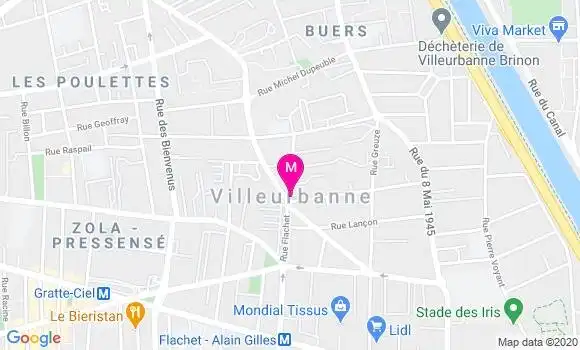 Localisation Dr Marc Pozzetto