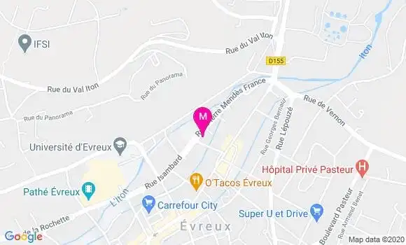 Localisation Dr Georges Nicolas