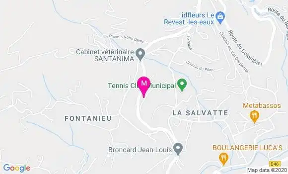 Localisation Dr Pierre Olive Abergel