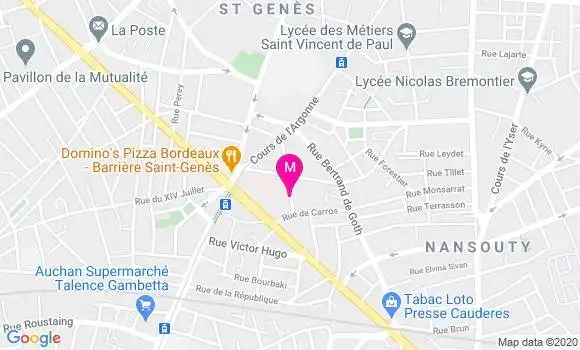 Localisation Dr Frederic Decout