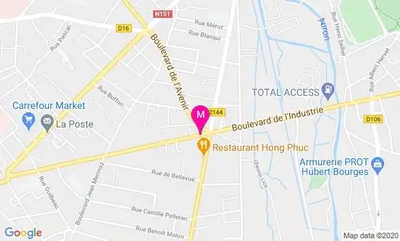 Localisation Dr Aurelie Darrier