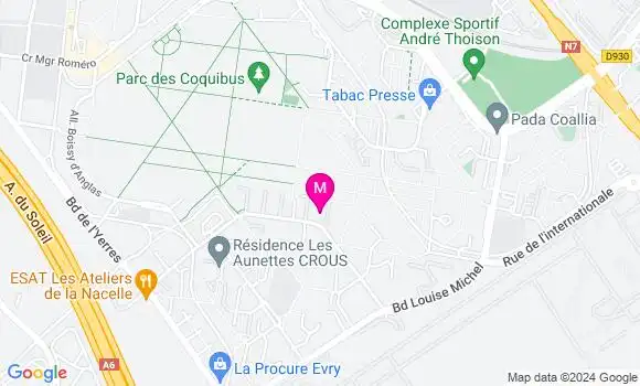 Localisation Dr Suzanne Rassou