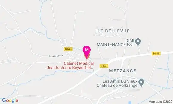 Localisation Dr Mathieu Brauer