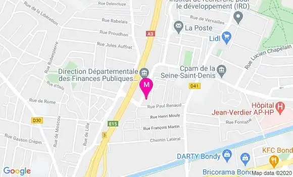 Localisation Dr Hakim Amouchi