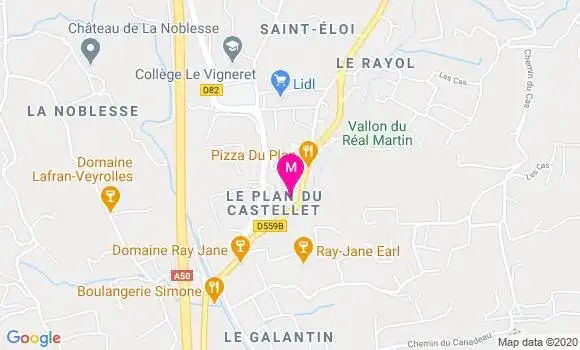 Localisation Dr Sabine De Sanctis