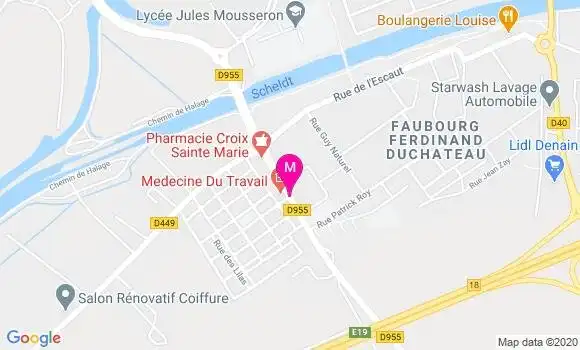Localisation Dr Patrice Cuvillier