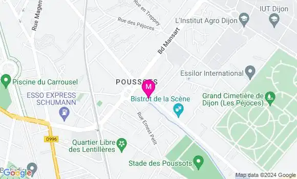 Localisation Dr Mathieu Lorenzini