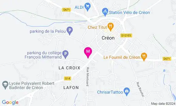 Localisation Dr Audrey Loisel