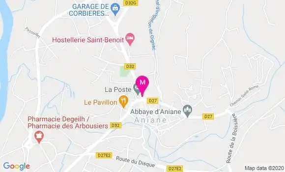 Localisation Dr Estelle Bribes
