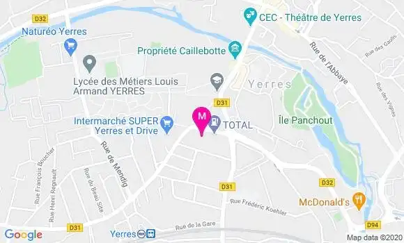 Localisation Dr Laurence Barrie