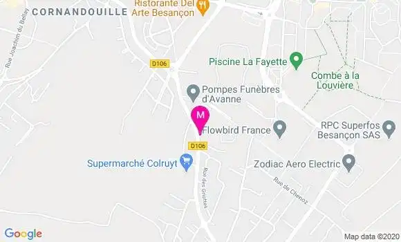 Localisation Dr Isabelle Coutou Soichez