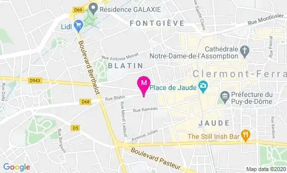 Localisation Dr Francoise Pechadre