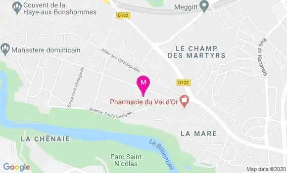 Localisation Dr Marie Jose Marc