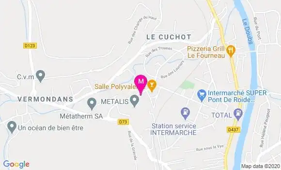 Localisation Dr Andrea Jouffroy