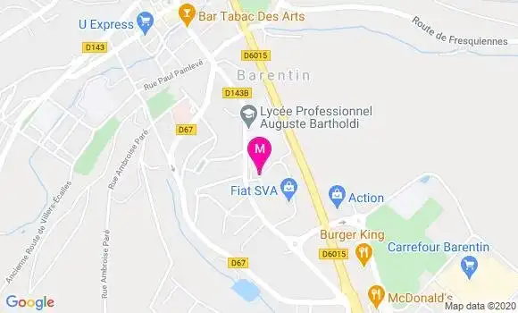 Localisation Dr Hugues Lesieur