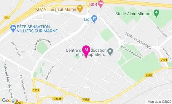 Localisation Dr Borivan Bien