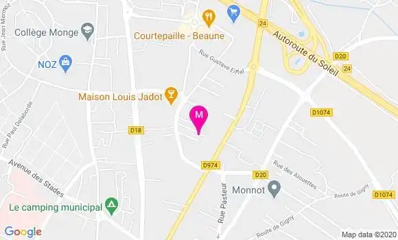 Localisation Dr Thomas Etienne