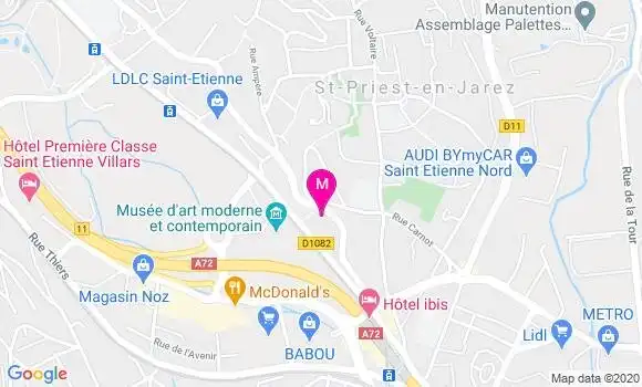 Localisation Dr Elodie Bourrat