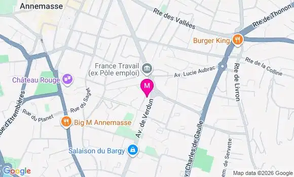 Localisation Dr Baptiste Charvieux
