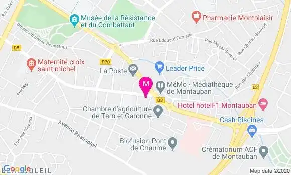 Localisation Dr Maxime Lecompte