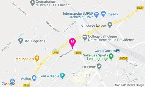 Localisation Dr Sylvie Dupont