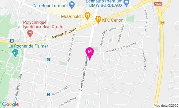 Localisation Dr Itzia Peyrot
