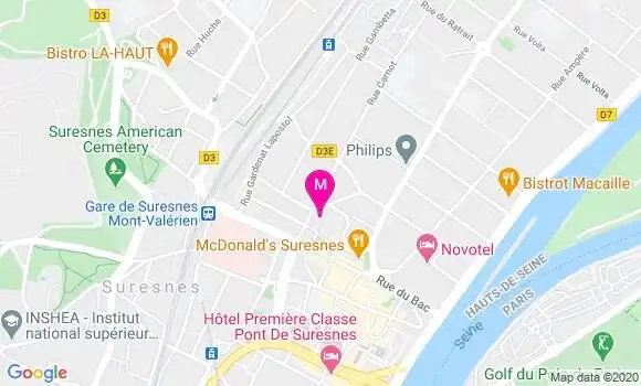 Localisation Dr Sandrine Gomes Le Tiec