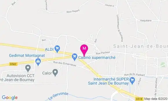 Localisation Dr Elisabeth Tabary