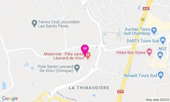 Localisation Dr Camille Monghal