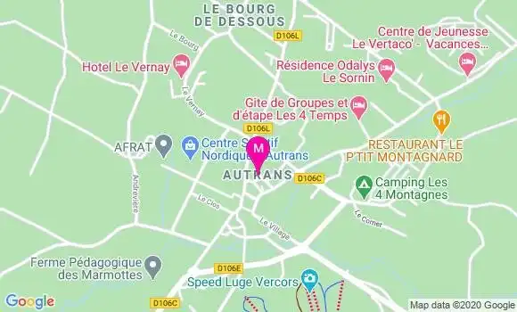 Localisation Dr Caroline Pedussaut