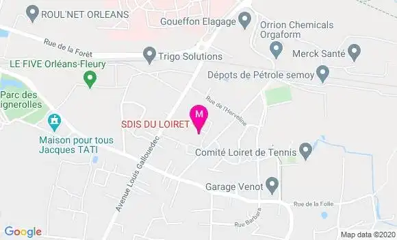 Localisation Dr Stephane Plommet