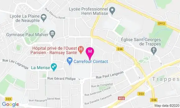 Localisation Dr Amandine Pon Monnier