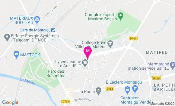 Localisation Dr Angele Lemonnier
