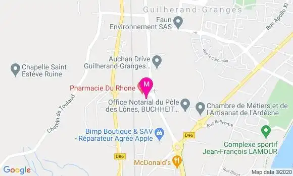 Localisation Dr Nadine Chetail Laborier