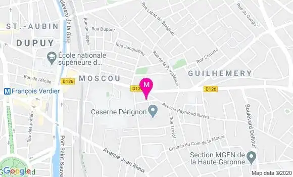 Localisation Dr Emile Escourrou