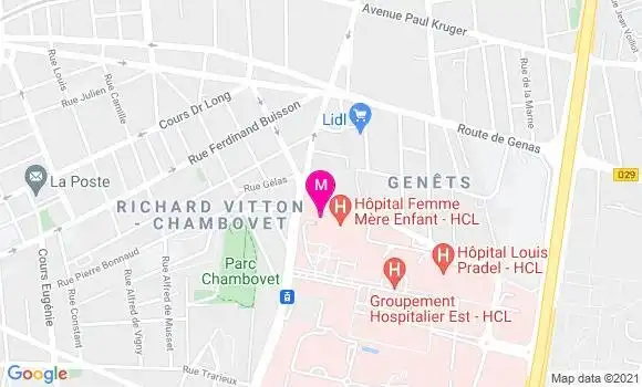 Localisation Dr Thiebaud Picart