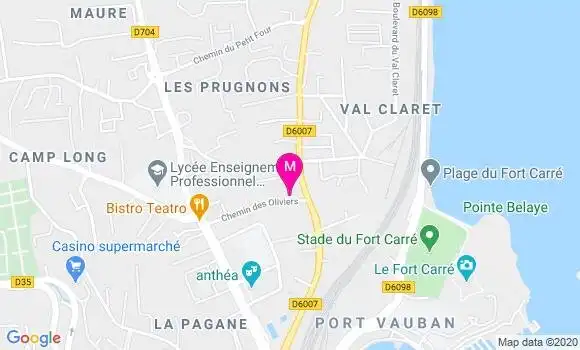 Localisation Dr Christine Robert