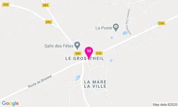 Localisation Dr Geraldine Grout De Souza