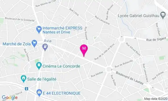 Localisation Dr Anne Sophie Frot