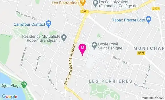 Localisation Dr Caroline Monterde
