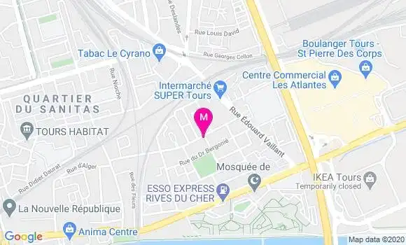 Localisation Dr Sylvie Tiercin